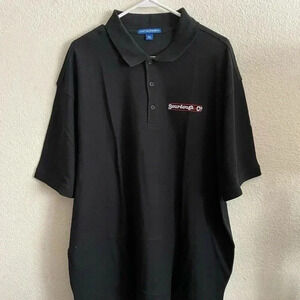 Men Black Polo Shirt 3XL